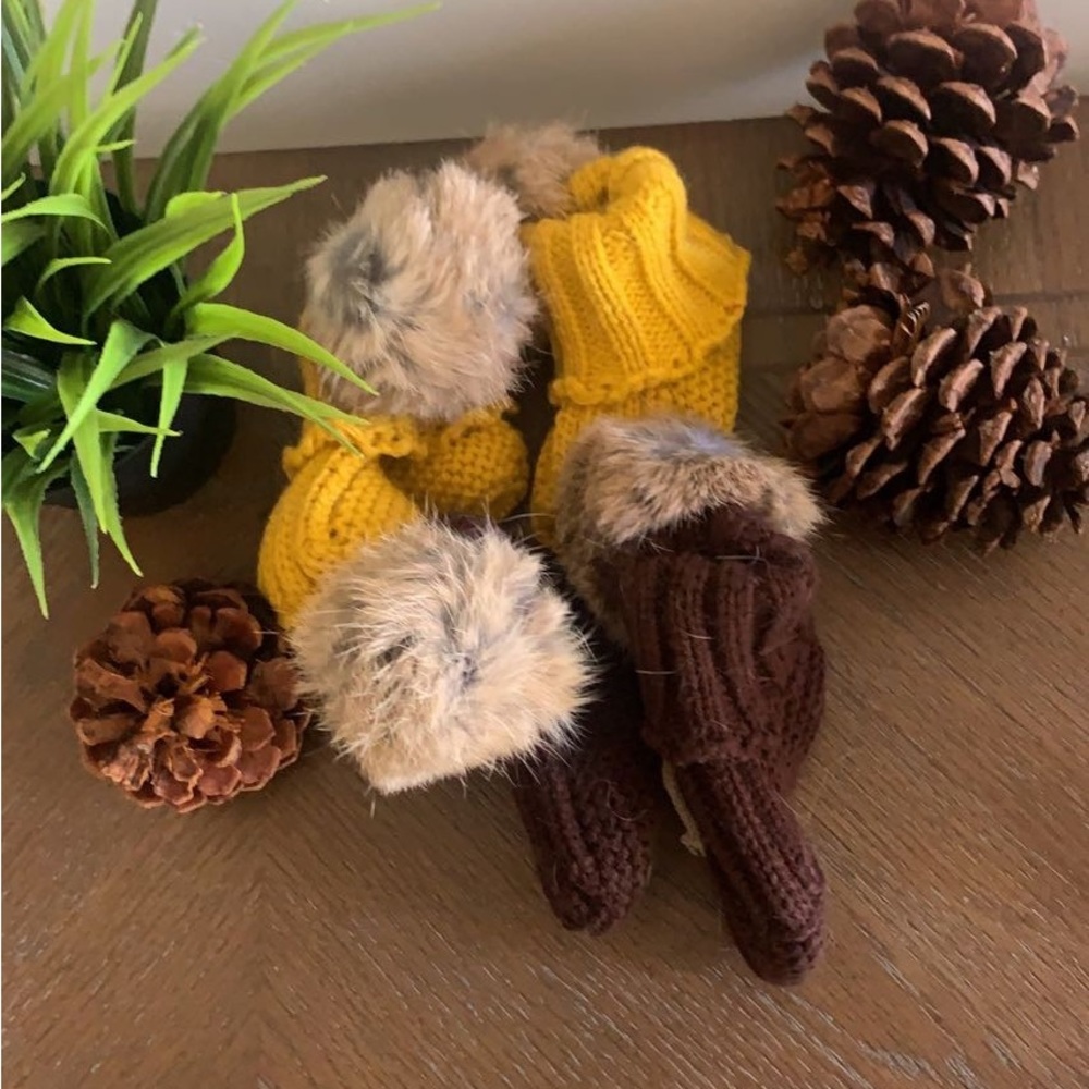 Yellow and brown little Footes rabbit tales